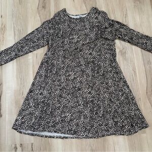 Long sleeve Leopard print dress XL